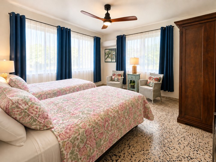 Two bed bedroom