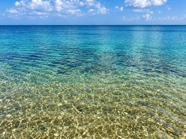 Clear ocean water